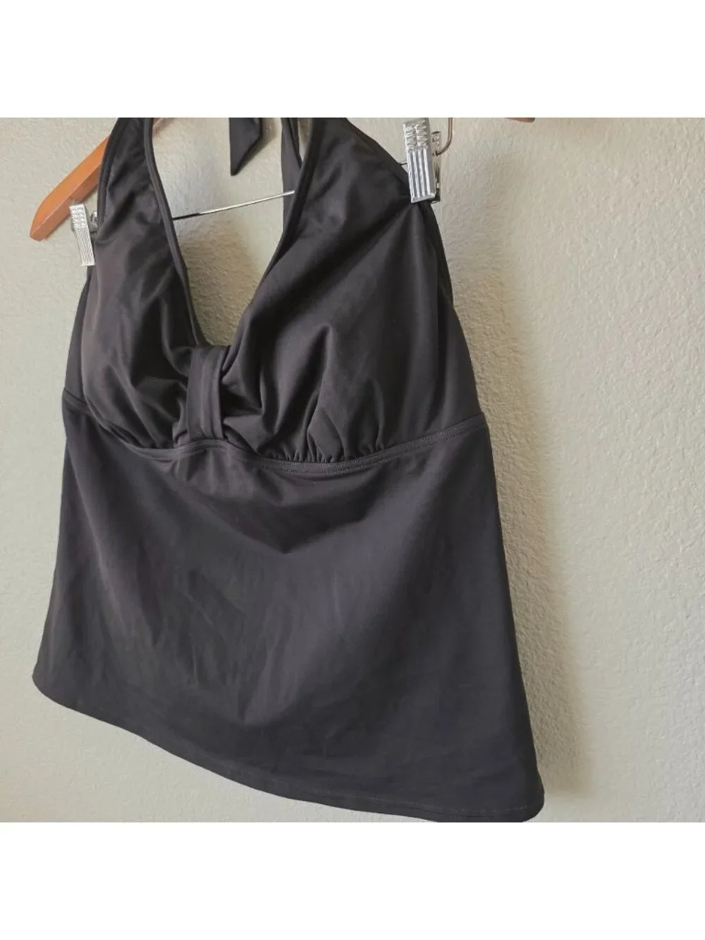 Halter Chocolate Brown Tankini - Picture 2 of 2